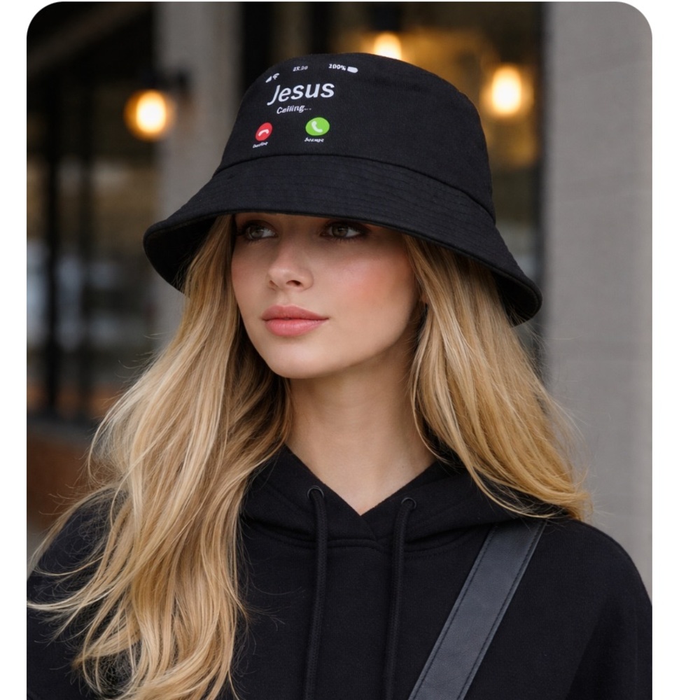Bucket Hat Drawcord for sizing Flip-up brim or wear down / Gender/Age Neutral
